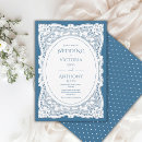 Recherche de blanc bleu mariage invitations Rustique