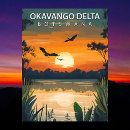 Recherche de delta cartes postales Delta de l'okavango
