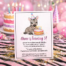 Recherche de rose zèbre invitations Pour enfants