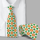 Recherche de vert orange cravates Géométrique