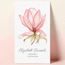 Recherche de magnolias roses cartes visite Élégant