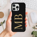 Recherche de noir et or iphone coques Minimaliste