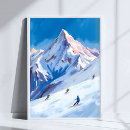 Recherche de pentes de ski posters Montagne