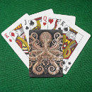 Recherche de poulpe vintage jeux de cartes Steampunk