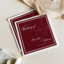 Recherche de rouge argent serviettes Classique