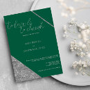 Recherche de vert jade invitations Minimaliste