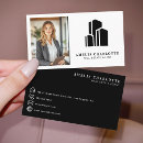 Recherche de courtier financier cartes visite Minimaliste