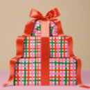 Recherche de rayures vertes papier cadeau Pour elle