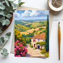 Recherche de peinture de vignoble cartes postales Aquarelle