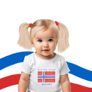 Recherche de norvégien bébé vêtements Drapeau