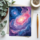 Recherche de galaxie pour aquarelle cartes postales Étoiles