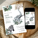 Recherche de zèbre invitations Bébé garçon