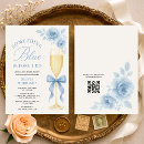 Recherche de something blue bridal shower invitations Pour elle