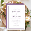 Recherche de lilac mariage invitations Élégant