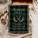 Recherche de vert de golf invitations Fête de retraite