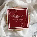 Recherche de rouge argent serviettes Luxe