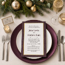 Recherche de faux cuir invitations Moderne
