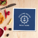 Recherche de bienvenue serviettes Nom du bateau