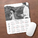 Recherche de calendrier photo tapis souris Année complète