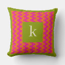 Recherche de vert rose coussins Initiale