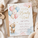 Recherche de oursons baby shower invitations Ourson mignon