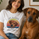 Recherche de rhodesian ridgeback tshirts Rétro