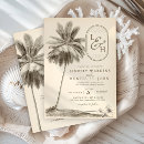 Recherche de palmier vintage invitations Pour eux
