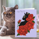 Recherche de chat élégant vœux cartes Mère