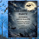 Recherche de sorcière halloween invitations Pleine lune