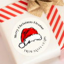 Recherche de chapeau père noël autocollants Pour enfants