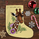 Recherche de girafes chaussette de noël Pour tous