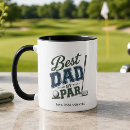 Recherche de humour golf tasses Père