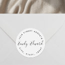 Recherche de adresse retour autocollants Calligraphie