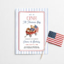 Recherche de tout américain invitations Rouge blanc et bleu