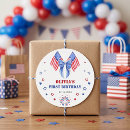 Recherche de drapeau papillon autocollants Patriotique