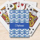 Recherche de toile jeux de cartes Monogramme nom