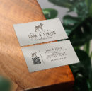 Recherche de chien promenade cartes visite Client(e)