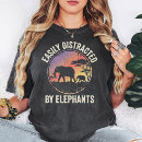 Recherche de éléphant drôle tshirts Safari
