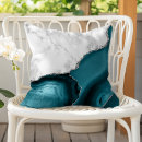 Recherche de marbre blanc coussins Élégant