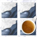 Recherche de marbre bleu dessous de verres Élégant