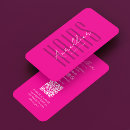 Recherche de fuchsia rose cartes visite Coiffeur