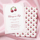 Recherche de rouge cerise invitations Moderne