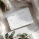 Recherche de rsvp vert de damassé Vintage
