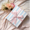 Recherche de emballage rayé bleu blanc papier cadeau Minimaliste