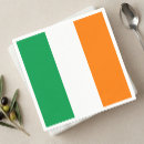 Recherche de drapeau irlandais serviettes Patriotique