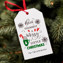 Recherche de vertes étiquettes cadeau Typographie