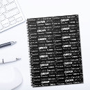 Recherche de noirs et blancs carnets Pour lui