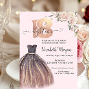 Recherche de rose 16x22 invitations Moderne