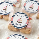 Recherche de baby shower nautique autocollants C'est une fille