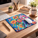 Recherche de fleurs colorées tapis souris Toute personne